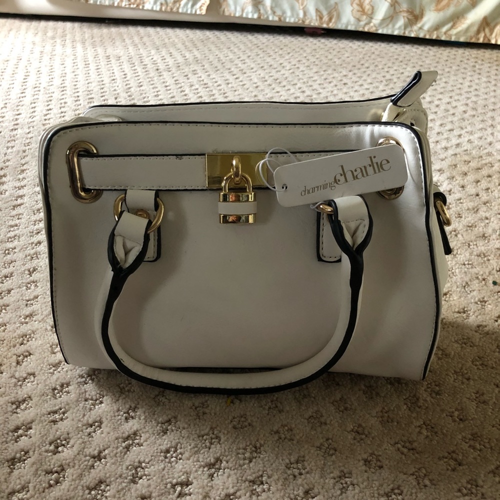 BRAND NEW white purse